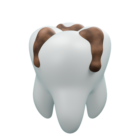 汚れた歯  3D Icon
