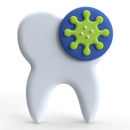 Dirty Tooth  3D Icon