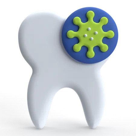 Dirty Tooth  3D Icon