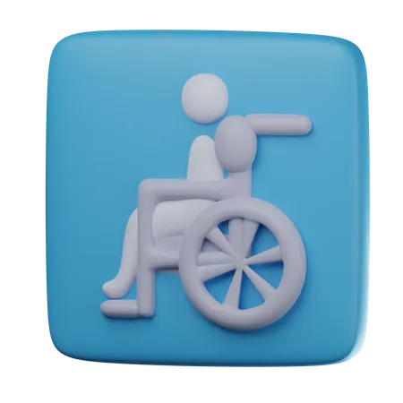 Disability  3D Icon