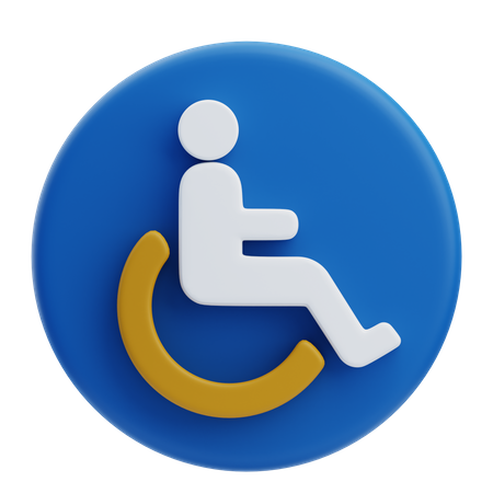 Disable Sign  3D Icon