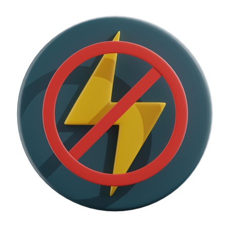 Disabled Flash  3D Icon