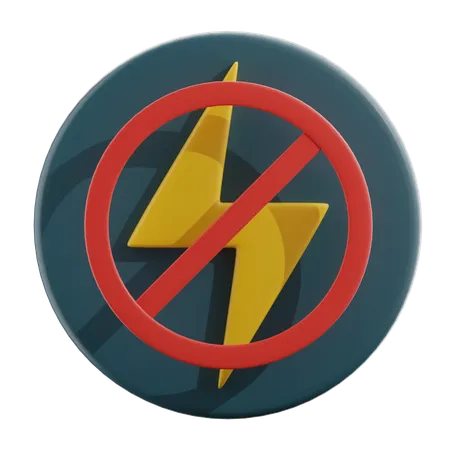 Disabled Flash  3D Icon