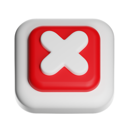 Disagree Button  3D Icon