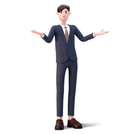 Disappointed businessman  3D Icon