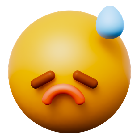 Disappointed Emoji  3D Icon