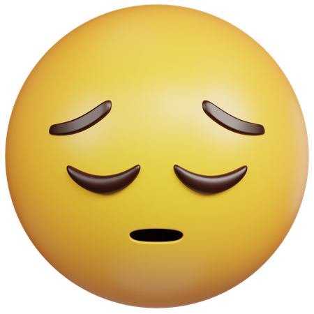 Disappointed Emoji  3D Icon