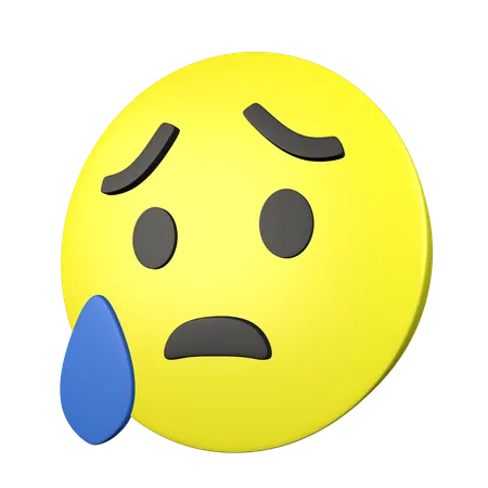 Disappointed Face  3D Icon