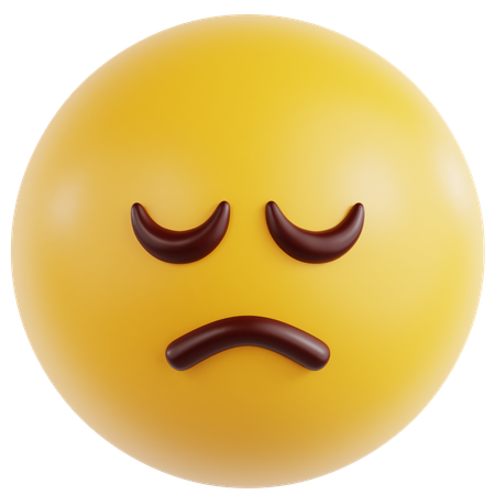 Disappointed Face  3D Icon