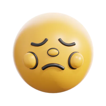 Disappointed face  3D Icon