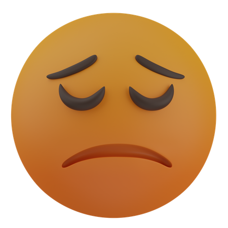 Disappointed Face  3D Icon