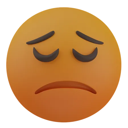 Disappointed Face  3D Icon