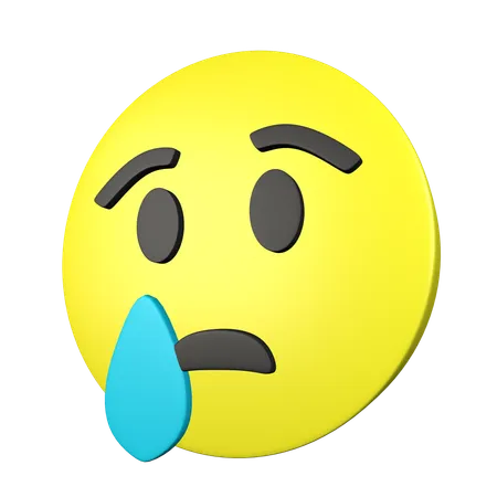 Disappointed Sad Face  3D Icon