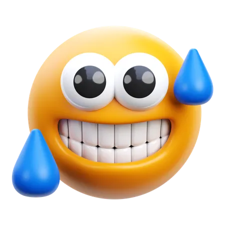 Disbelief Emoji 3 D Render Icon Illustration 3D Icon