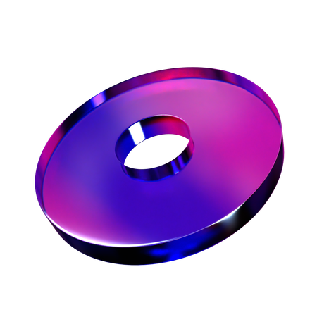 Disc  3D Icon