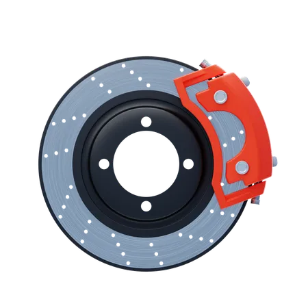 Disc Brake  3D Icon