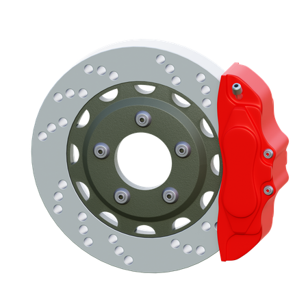 Disc Brake  3D Icon