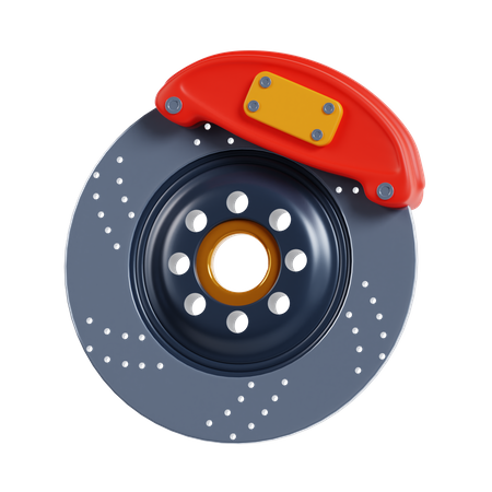 Disc Brake  3D Icon