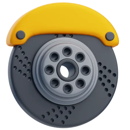 Disc Brake  3D Icon