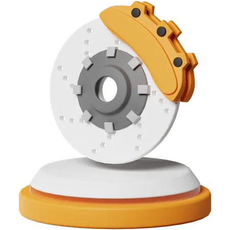 Disc Brake  3D Icon