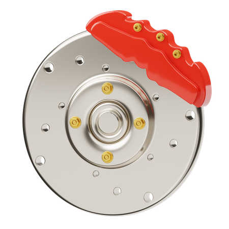 Disc Brake  3D Icon