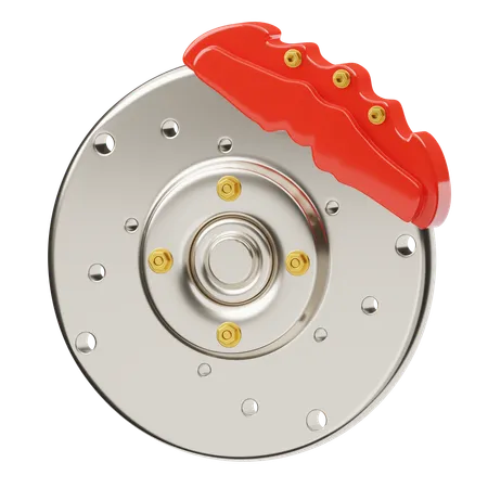 Disc Brake  3D Icon