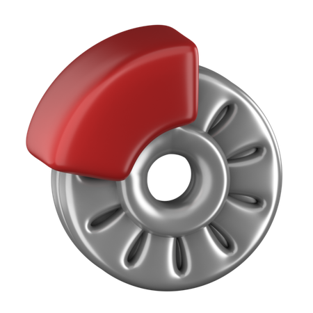 Disc Brake  3D Icon