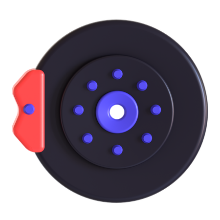 Disc Brake  3D Icon