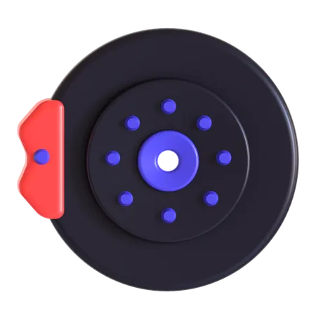 Disc Brake  3D Icon