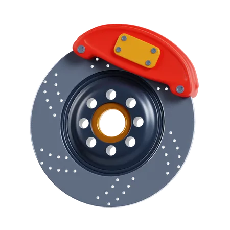 Disc Brake  3D Icon