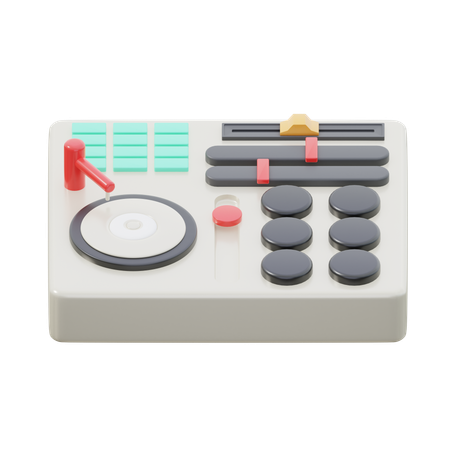 Disc jockey  3D Icon