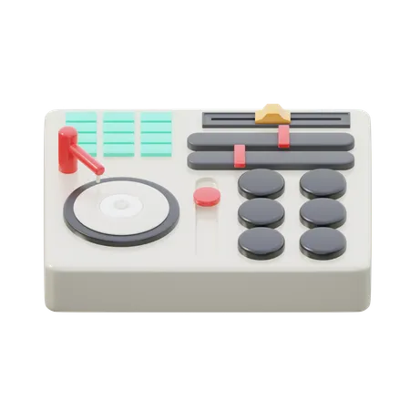 Disc jockey  3D Icon