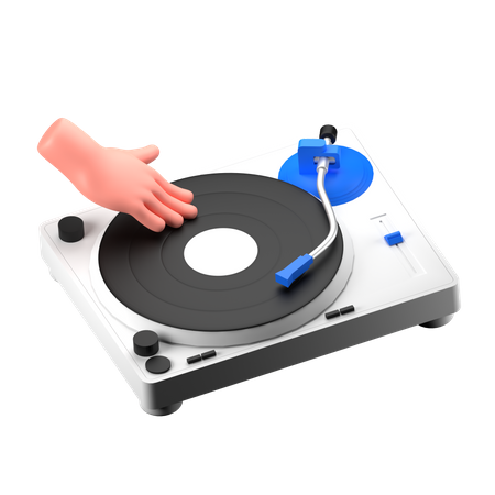 Disc Jockey  3D Icon