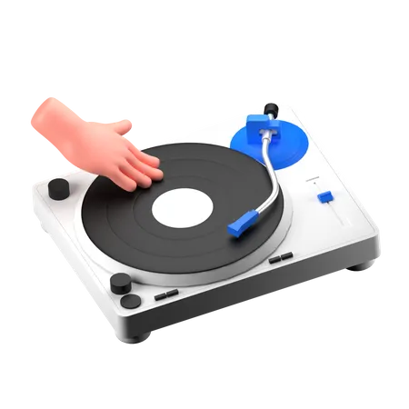 Disc Jockey  3D Icon