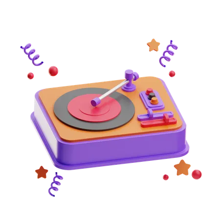 Mixer de Disco Jockey  3D Icon