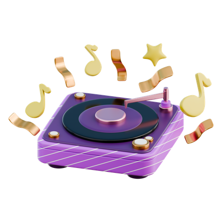 Disc Jokey  3D Icon