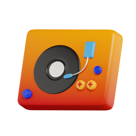 Disc Jokey  3D Icon