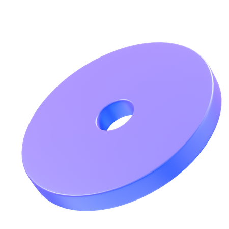 Disc Shape  3D Icon