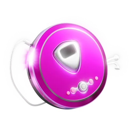 Discman Cd Player  3D Icon