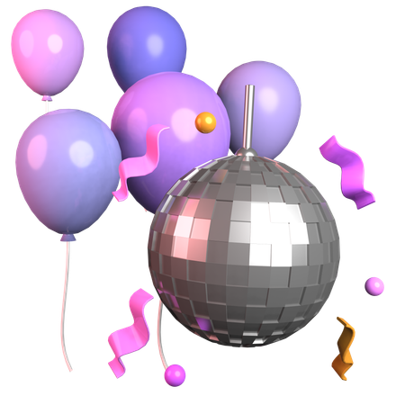 Disco  3D Icon