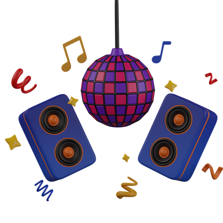 Disco  3D Icon