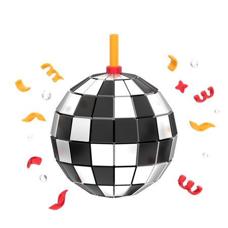 Disco ball  3D Icon