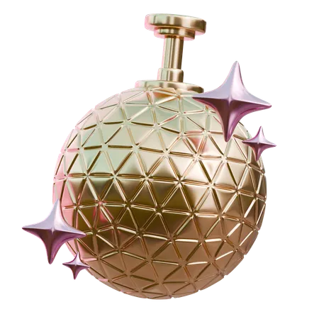 Disco Ball  3D Illustration