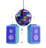 Disco Ball With Sound Speaker