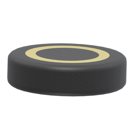 Disco de hockey sobre hielo  3D Icon