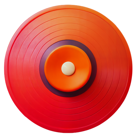 Disco de vinil  3D Icon