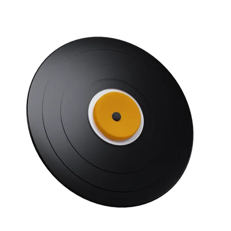 Disco de vinil  3D Icon