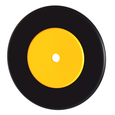 Disco de vinil  3D Icon