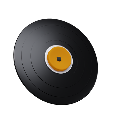 Disco de vinilo  3D Icon