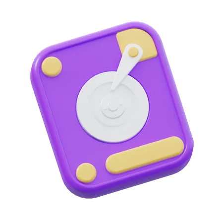 Disco duro  3D Icon